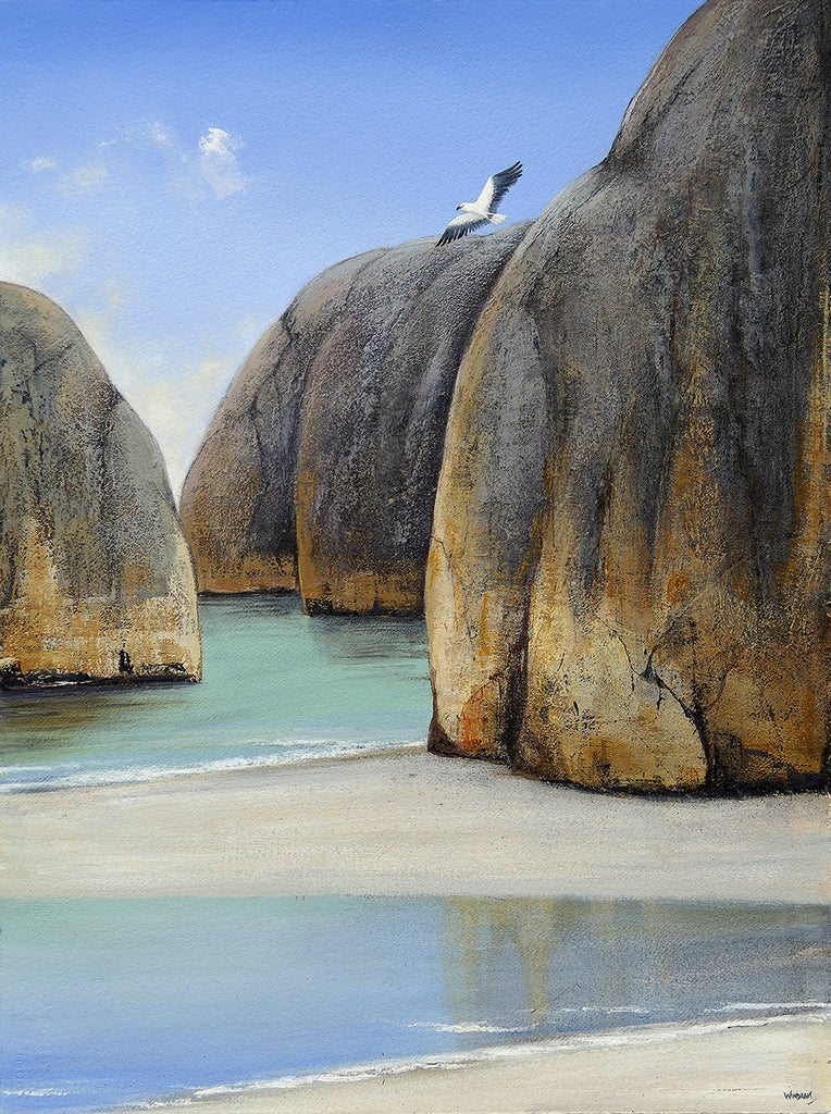 "Elephant Rocks Study" Print on Canvas - Windram Art 