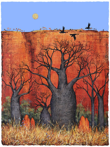 Giclee ..."Red Cockatoos"... - Windram Art 